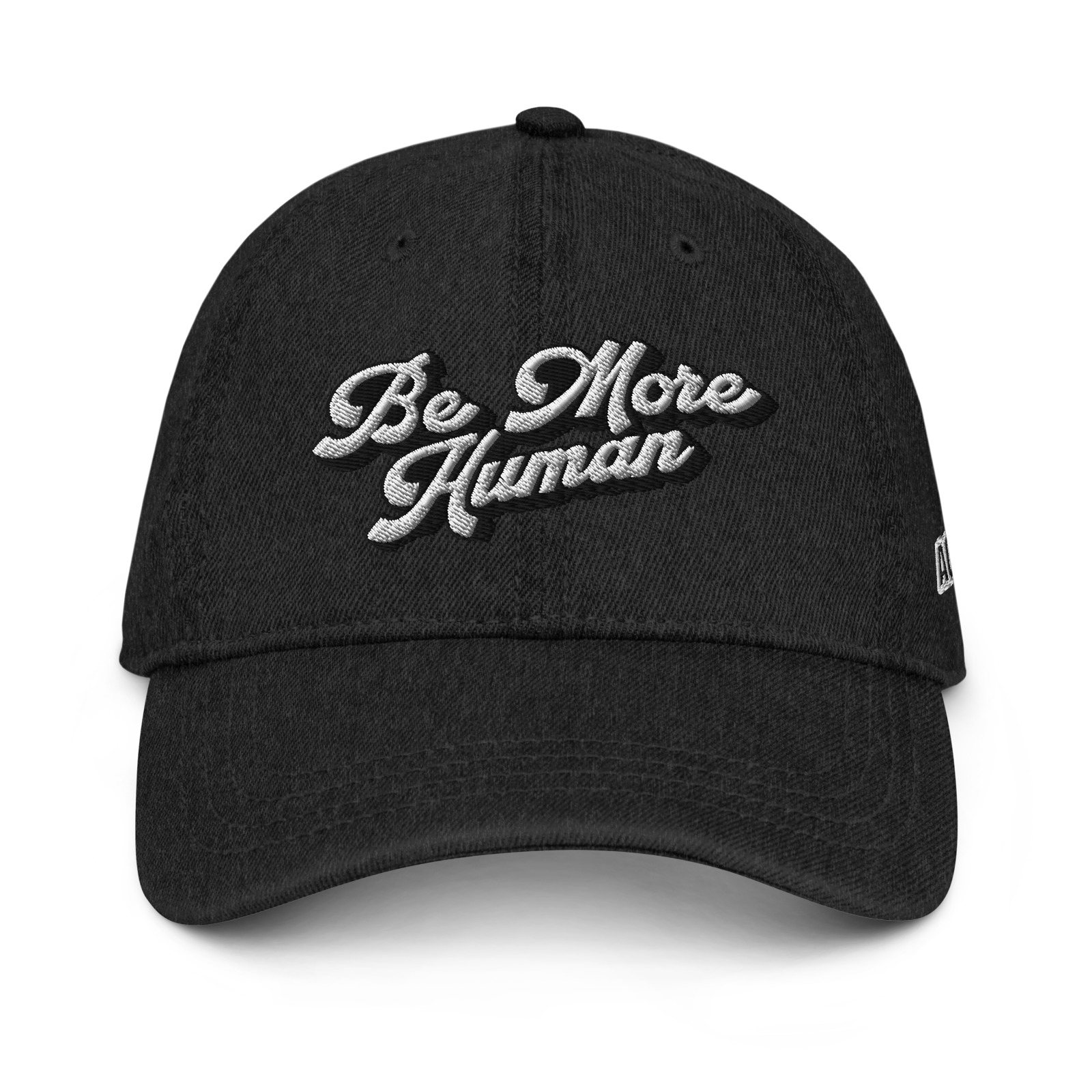 The Be More Human Denim Cap